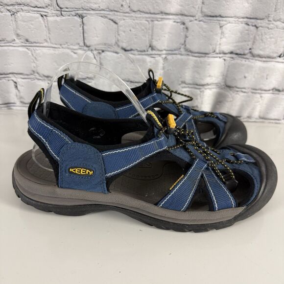 Keen Women Venice H2 Waterproof Sandal in Blue Yellow Size 11 US Outdoors Hiking - Picture 2 of 14